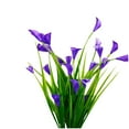 thumbnail image 1 of 2 Bundles Artificial Flowers for Outdoors Realistic Flower Fake Silk Bouquet UV Resistant Roses Plastic Faux Flowers for Home Window Box Garden Planter Indoor Outside Decorations, 1 of 5