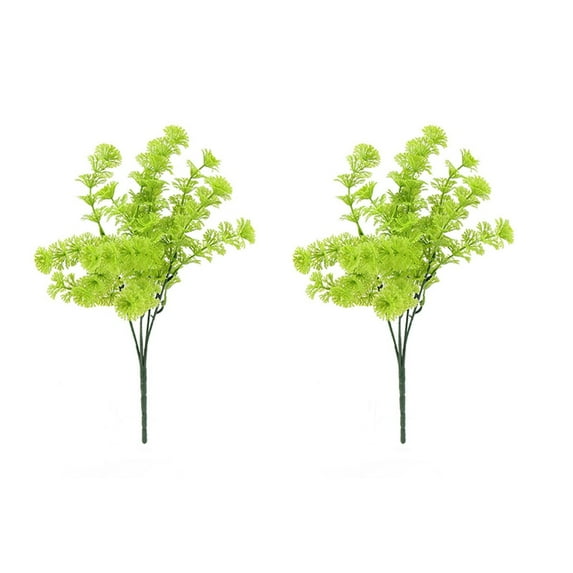 2 Bundles Greenery Stems, Artificial Flowers Bulk for Wedding Centerpieces, Farmhouse Home Decor, Realistic Simulated Floral Stems for Indoor Outdoor DIY Arrangements