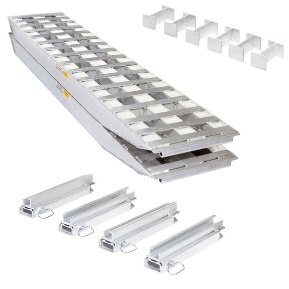 2-Bunk Load Leveler Step Deck Truck Trailer 96in Ramp Kit