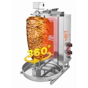 2 Burner Automatic spinning Shawarma Machine Spinning Griller 24.000 BTU Tacos Al Pastor Machine