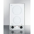 thumbnail image 1 of 2-Burner Radiant Cooktop-115V, White, 1 of 3