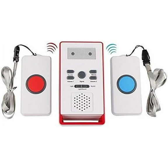 2 Button Caregiver Alert System