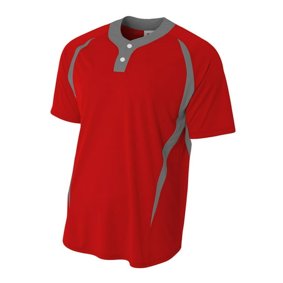 2-Button Color Blocked Jersey