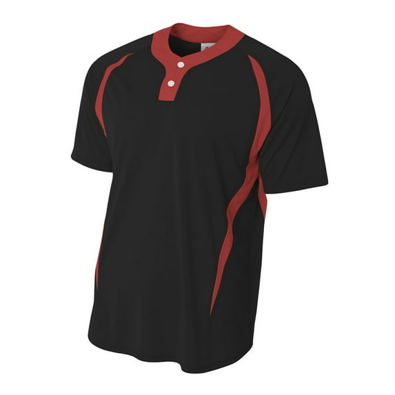 2-Button Color Blocked Jersey