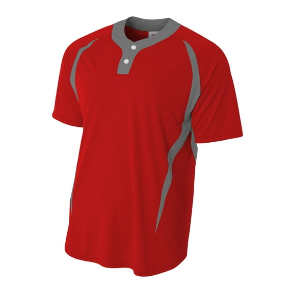 2-Button Color Blocked Jersey