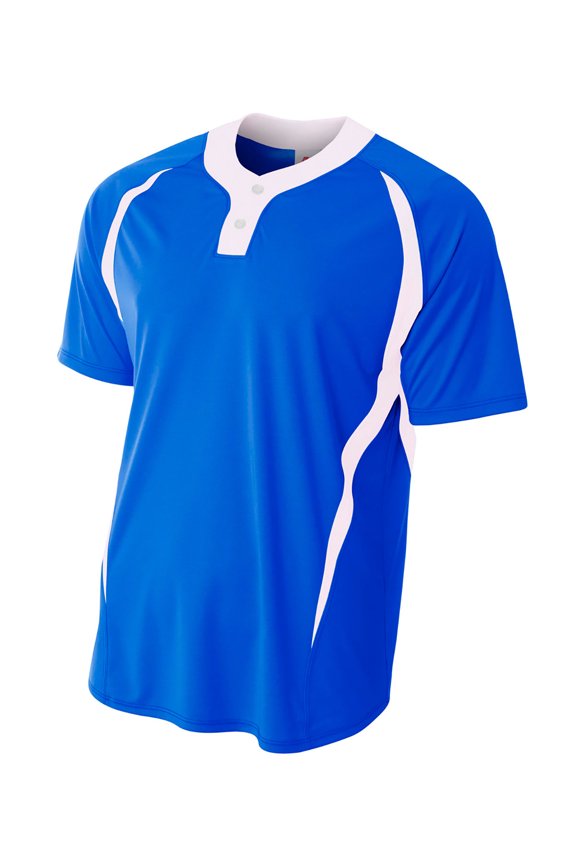2-Button Color Blocked Jersey