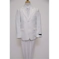 thumbnail image 1 of 2 Button Front Closure Interior Pick Stitching Boys Suits  White - 18, 1 of 1