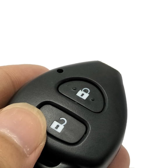 2 Button Key Fob Case Shell Cover for Toyota Avensis Yaris Auris RAV4 Hilux IQ