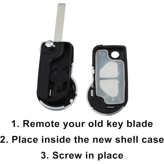 2-Button Remote Key Shell with Blade VA2 For Citroen DS3 2009-2020 DS4 2011-2018