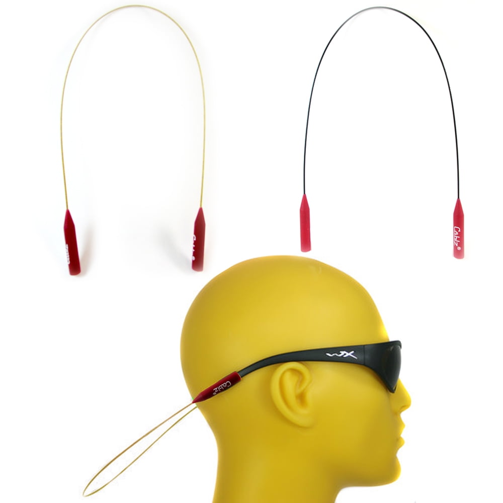 2 CABLZ Sunglasses Glasses Holder Original 14" Adjustable Eyewear Retainer Sport