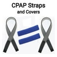 2 CPAP headgear straps with 2 CPAP covers, compatible with Resmed swift