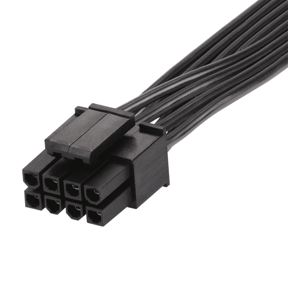 2 * CPU 8Pin Extension Cable-Black