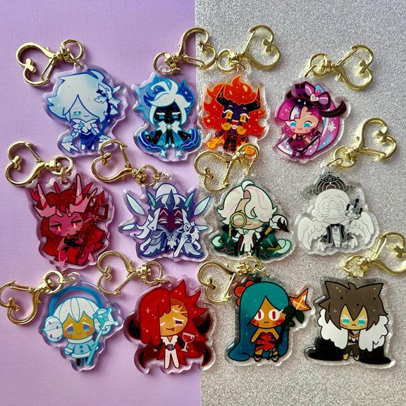2 CR Kingdom Cookies Vol. 3 Double Sided Epoxy Keychain" (1 keychain)
