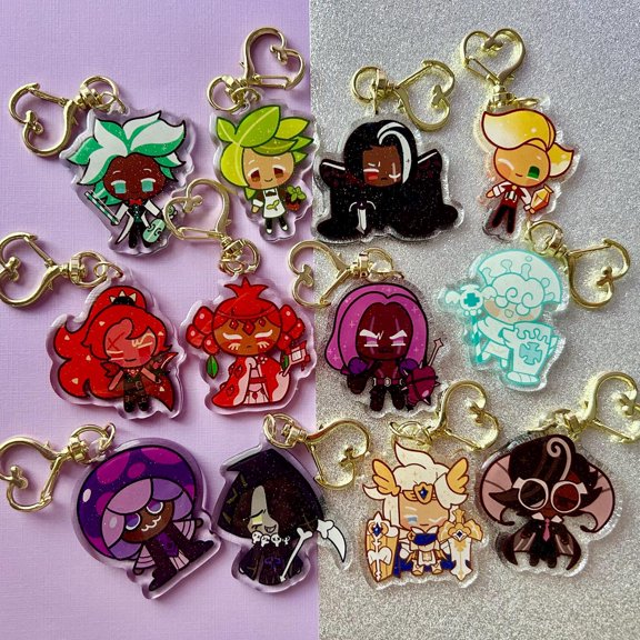 2 CR Kingdom Cookies Vol. 4 Double Sided Epoxy Keychain" (1 keychain)