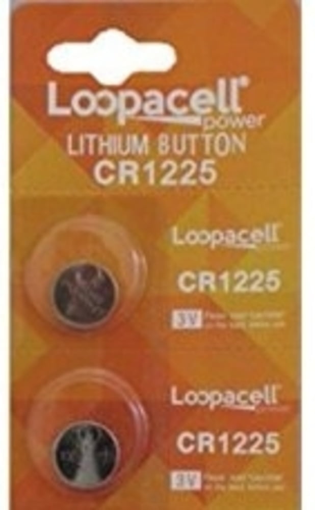 2 CR1225 Thermometer Batteries By Loopacell