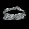 thumbnail image 1 of 2 CT Round Cut White Lab-Created Diamond Enhancer Wedding Ring Guard Wrap 14k White Gold Plated, 1 of 2
