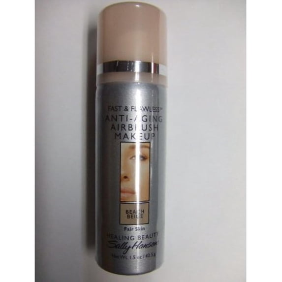 2 Cans Sally Hansen Line Smoothing Airbrush Makeup Beach Beige 1 oz each