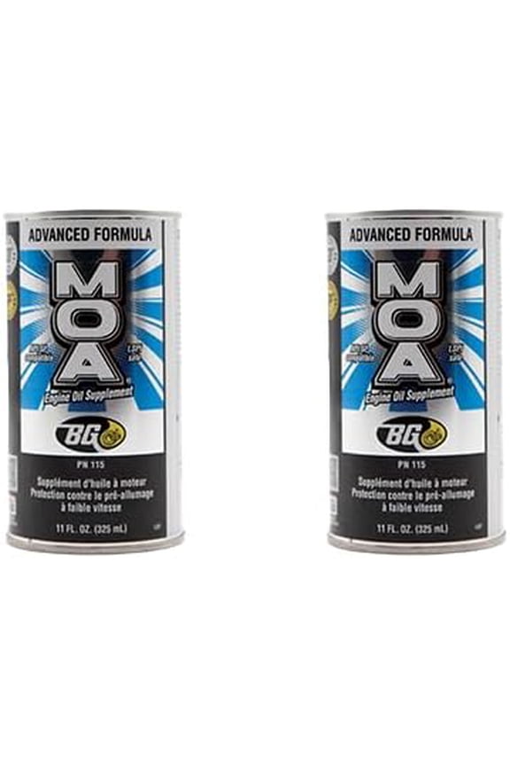 2 Cans of BG Motor Oil Additive MOA