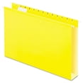 thumbnail image 1 of 2'' Capacity Reinforced Hanging File Folders- Legal- Yellow- 25/Box, 1 of 1