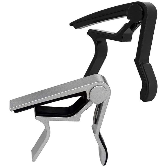 2 Capo Guitar Triggers for Acoustic, Electric Guitar, Ukulele, Banjo, Folk Guitar, Instrument for Electric