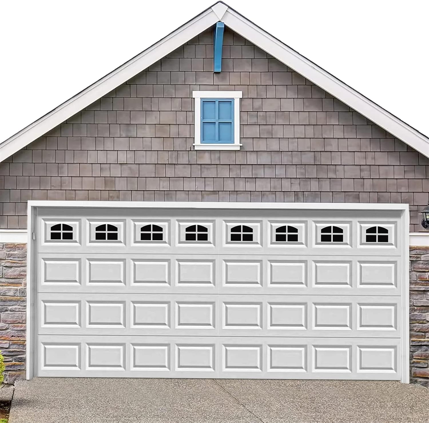 2 Car Kit - 32Pcs Garage Door Magnetic Hardware Panels Fake - View #11