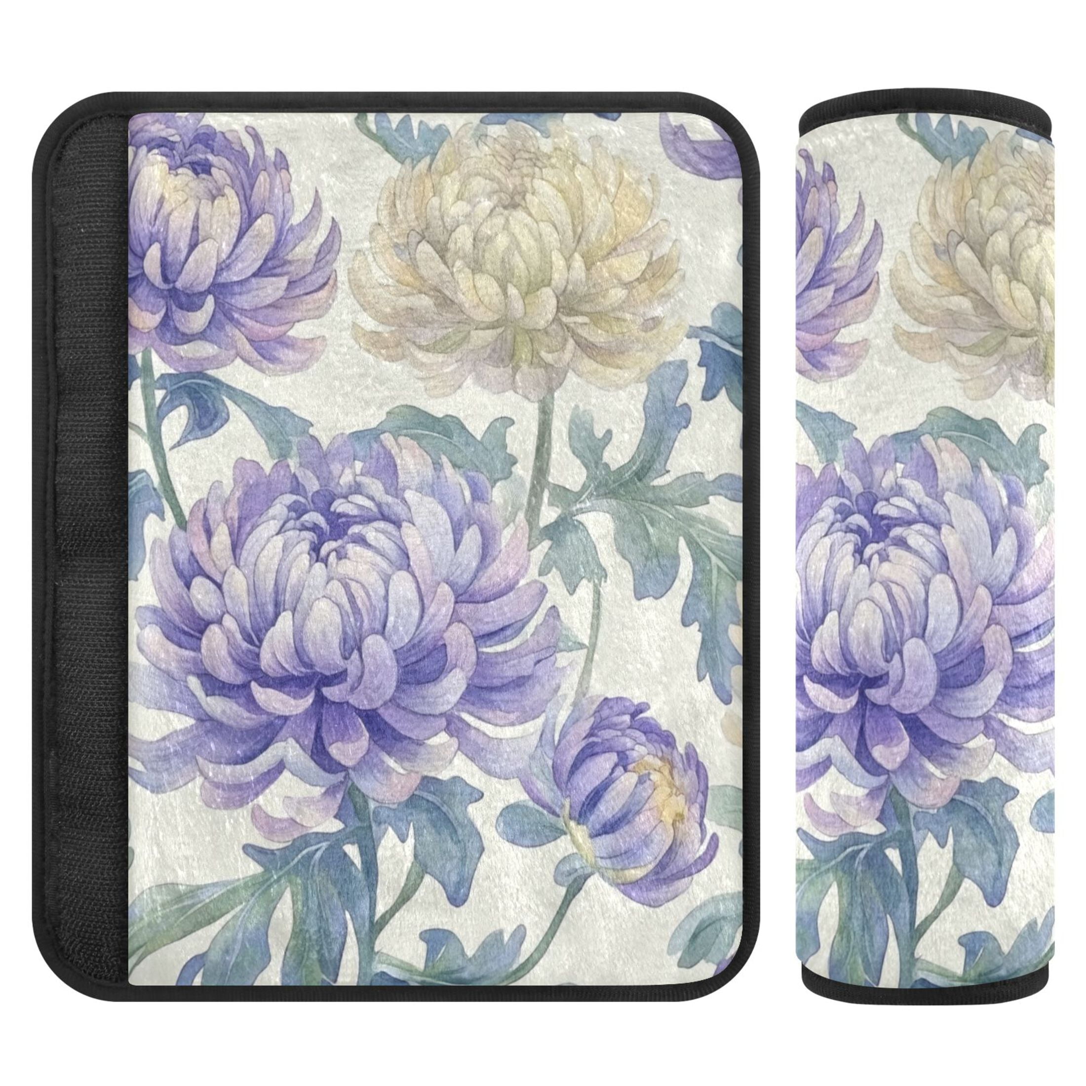 Lily Sierra Car Seat Belt Cover 7''x12.6'' (Pack of 2)
