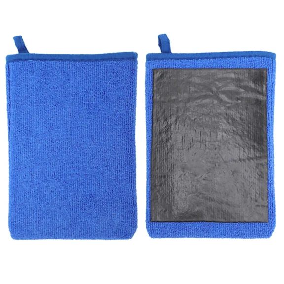 2 Car Wash Gloves Clay Bar Towel Detailing Cleaning Cloth Rag Mitt