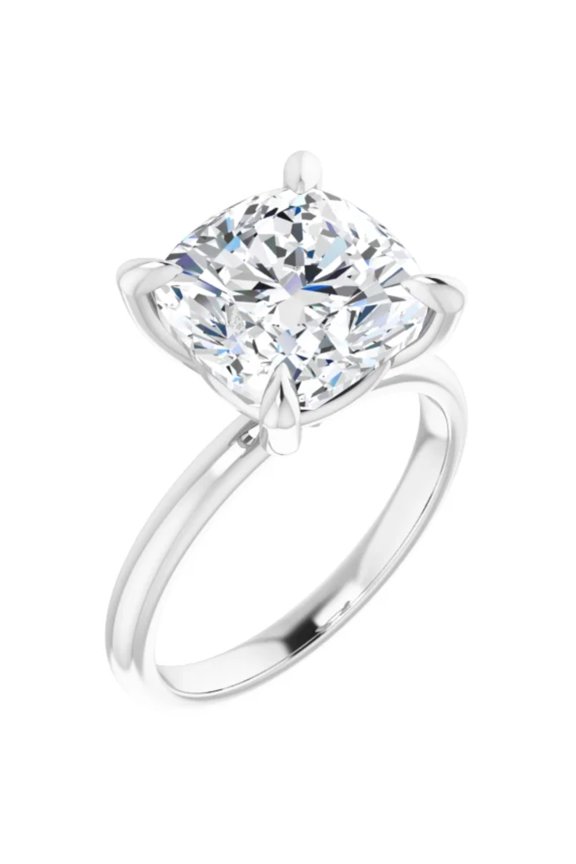 2 Carat Cushion Lab Grown Diamond Engagement Ring