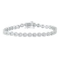 thumbnail image 1 of 2 Carat Diamond Link Bracelet in 925 Sterling Silver (7 Inch), 1 of 3