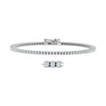 thumbnail image 1 of 2 Carat Diamond Tennis Bracelet in 10K White Gold (7.5 Inch) - IGI Certified, 1 of 1