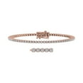 thumbnail image 1 of 2 Carat Diamond Tennis Bracelet in 14K Rose Gold (6.85 Inch) (I1-I2 Clarity), 1 of 3