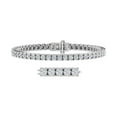 thumbnail image 1 of 2 Carat Diamond Tennis Tennis Bracelet in 14K White Gold (7 Inch) (I1-I2 Clarity), 1 of 3