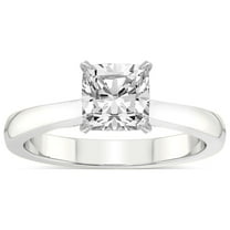 2 Carat IGI Certified Cushion Shape Lab Grown Diamond Engagement Ring | 14K White Gold |Elsa Hidden Accents Solitaire Lab Diamond Ring | FG-VS1-VS2 Quality Friendly Diamonds