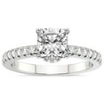 thumbnail image 1 of 2 Carat IGI Certified Cushion Shape Lab Grown Diamond Engagement Ring | 14K White Gold | Galen Secret Halo Lab Diamond Ring | FG-VS1-VS2 Quality Friendly Diamonds, 1 of 1