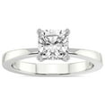 thumbnail image 1 of 2 Carat IGI Certified Cushion Shape Lab Grown Diamond Engagement Ring | 14K White Gold | Jannel Tapering Solitaire Lab Diamond Ring | FG-VS1-VS2 Quality Friendly Diamonds, 1 of 1