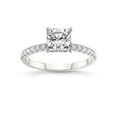 thumbnail image 1 of 2 Carat IGI Certified Cushion Shape Lab Grown Diamond Engagement Ring | 14K White Gold | Olivia Secret Halo Lab Diamond Ring | FG-VS1-VS2 Quality Friendly Diamonds, 1 of 5