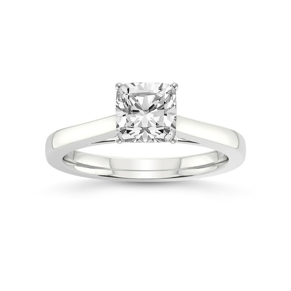 2 Carat IGI Certified Cushion Shape Lab Grown Diamond Engagement Ring | 14K White Gold | Shye Petal Solitaire Lab Diamond Ring | FG-VS1-VS2 Quality Friendly Diamonds