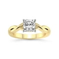 thumbnail image 1 of 2 Carat IGI Certified Cushion Shape Lab Grown Diamond Engagement Ring | 14K Yellow Gold | Intertwine Bliss Solitaire Lab Diamond Ring | FG-VS1-VS2 Quality Friendly Diamonds, 1 of 5