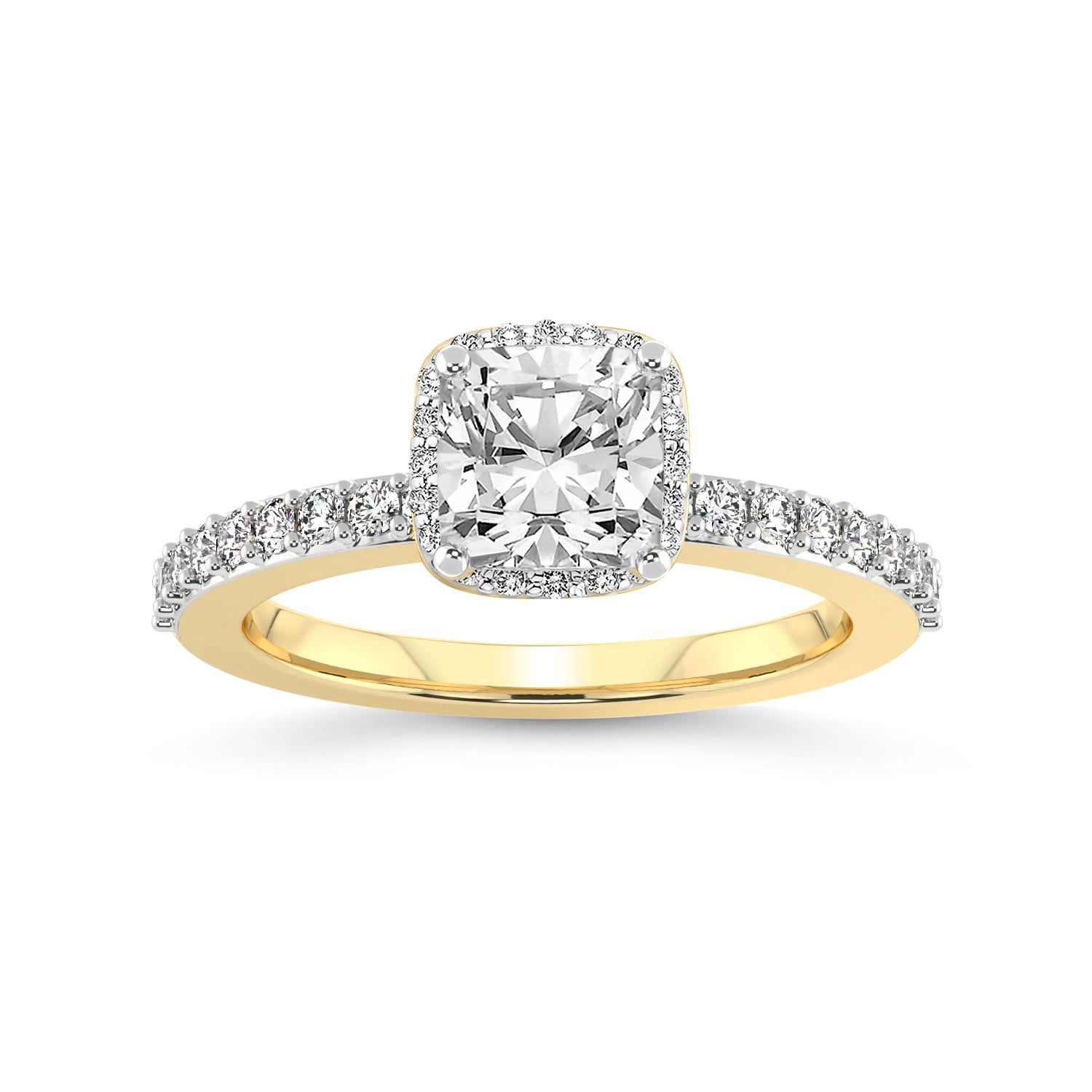2 Carat IGI Certified Cushion Shape Lab Grown Diamond Engagement Ring ...