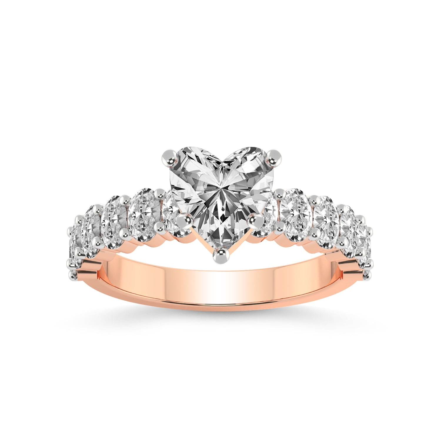 2 Carat IGI Certified Heart Shape Lab Grown Diamond Engagement Ring ...