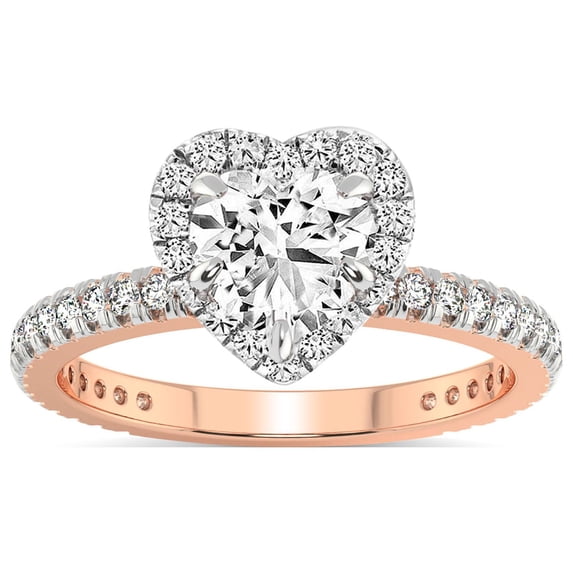 2 Carat IGI Certified Heart Shape Lab Grown Diamond Engagement Ring ...