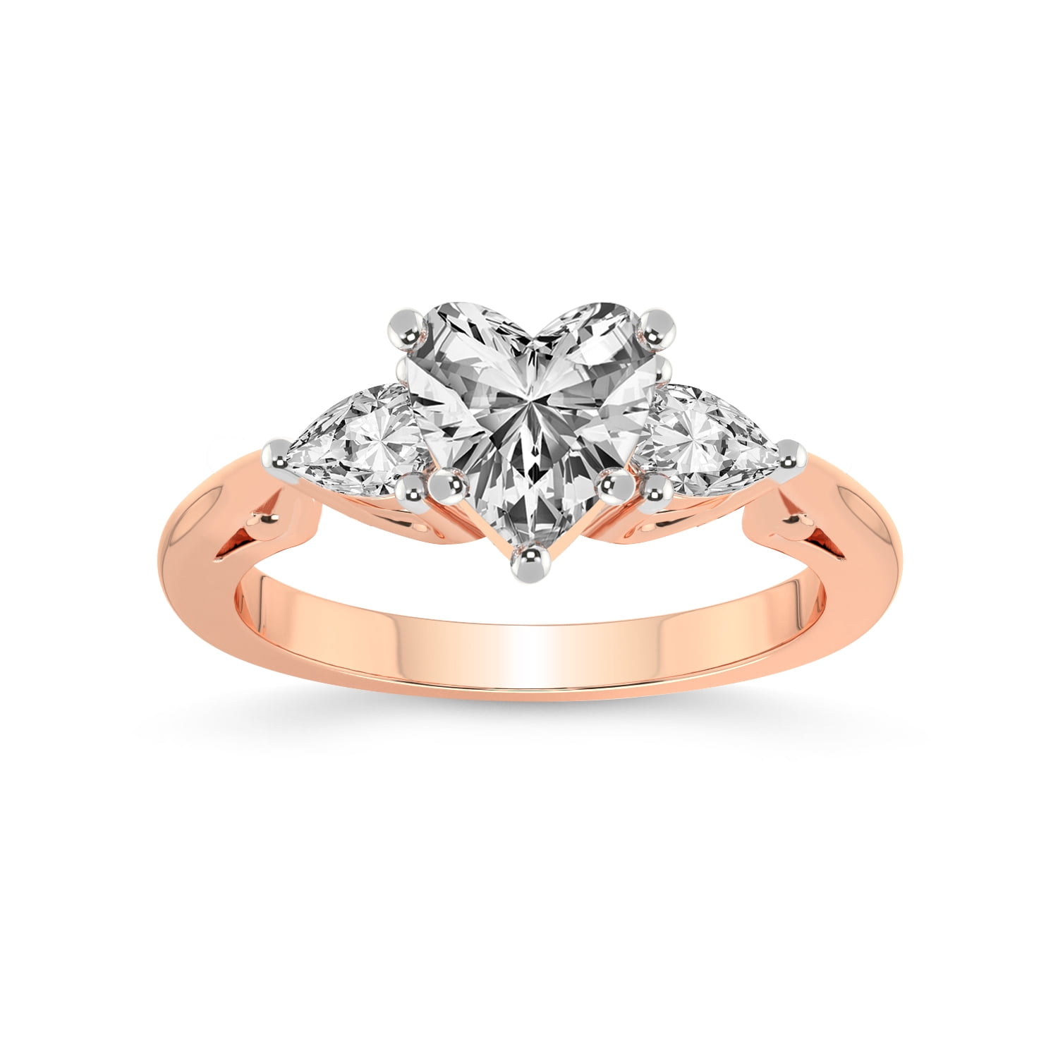 2 Carat IGI Certified Heart Shape Lab Grown Diamond Engagement Ring ...