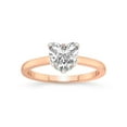 thumbnail image 1 of 2 Carat IGI Certified Heart Shape Lab Grown Diamond Engagement Ring | 14K Rose Gold | Mystic Secret Halo Lab Diamond Ring | FG-VS1-VS2 Quality Friendly Diamonds, 1 of 4