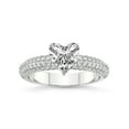 thumbnail image 1 of 2 Carat IGI Certified Heart Shape Lab Grown Diamond Engagement Ring | 14K White Gold | Casimer Secret Halo Lab Diamond Ring | FG-VS1-VS2 Quality Friendly Diamonds, 1 of 1
