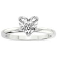thumbnail image 1 of IGI Certified 2 Carat Heart Shape Lab Grown Diamond Engagement Ring | 14K White Gold |Lyla Hidden Accents SolitaireLab Diamond Ring | FG-VS2-VS2 Quality Friendly Diamonds, 1 of 6