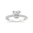 thumbnail image 1 of 2 Carat IGI Certified Heart Shape Lab Grown Diamond Engagement Ring | 14K White Gold | Myra Secret Halo Lab Diamond Ring | FG-VS1-VS2 Quality Friendly Diamonds, 1 of 5