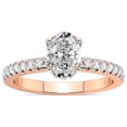 thumbnail image 1 of 2 Carat IGI Certified Oval Shape Lab Grown Diamond Engagement Ring | 14K Rose Gold | Galen Secret Halo Lab Diamond Ring | FG-VS1-VS2 Quality Friendly Diamonds, 1 of 1
