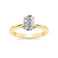 thumbnail image 1 of 2 Carat IGI Certified Oval Shape Lab Grown Diamond Engagement Ring | 14K Yellow Gold | Azalea Classic Solitaire Diamond Ring | FG-VS1-VS2 Quality Friendly Diamonds, 1 of 5