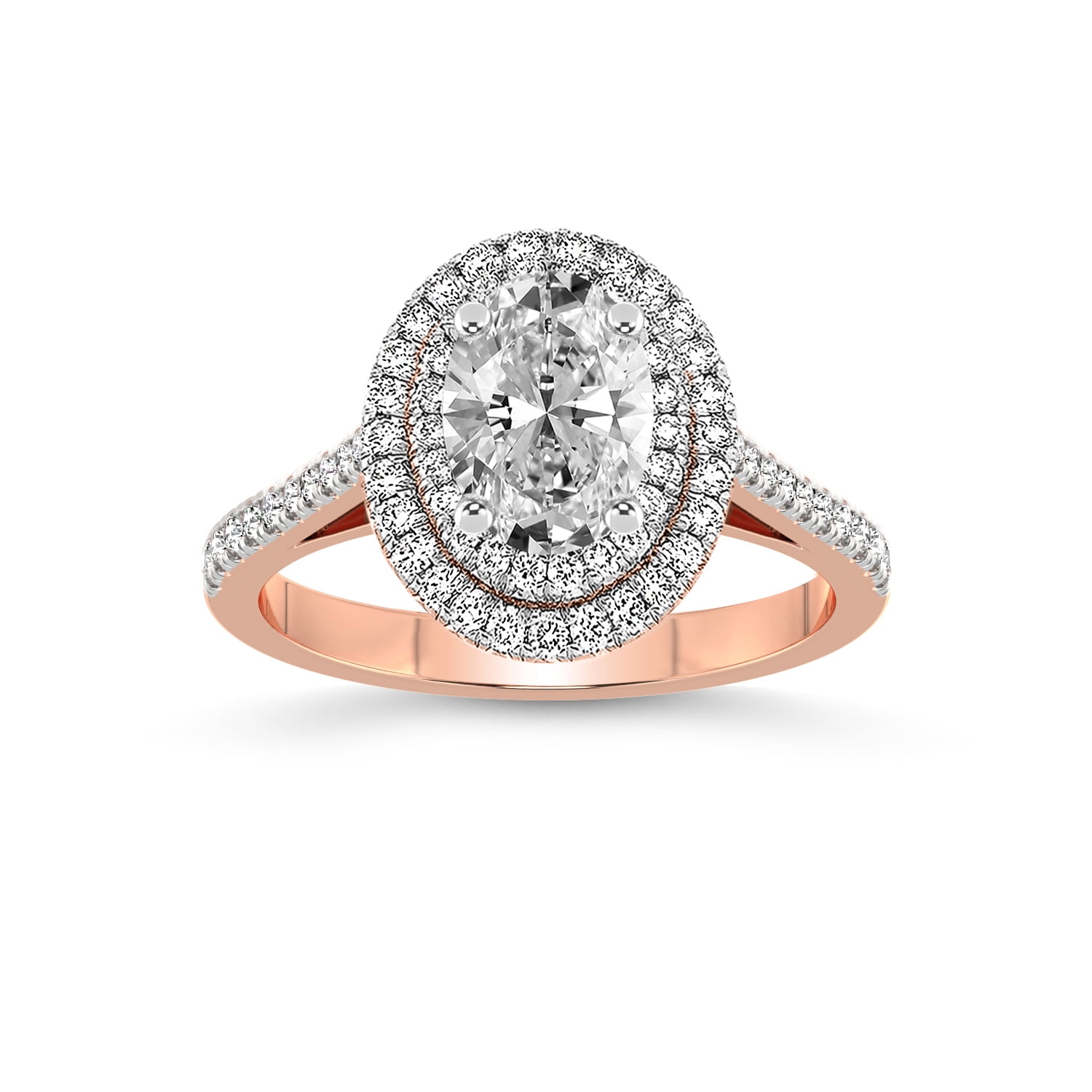 2 Carat | IGI Certified Oval Shape Lab Grown Diamond Engagement Ring ...