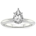 thumbnail image 1 of IGI Certified 2 Carat Pear Shape Lab Grown Diamond Engagement Ring | 14K White Gold | Alora Solitaire Diamond Ring | FG-VS1-VS2 Quality Friendly Diamonds, 1 of 6